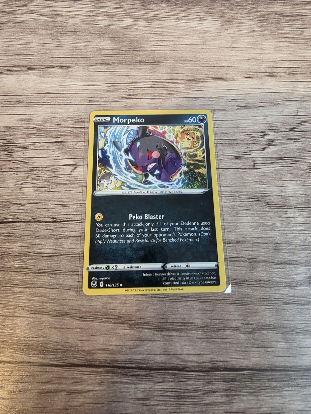 💫BUY 5 FOR $26 Pokemon Morpeko Card